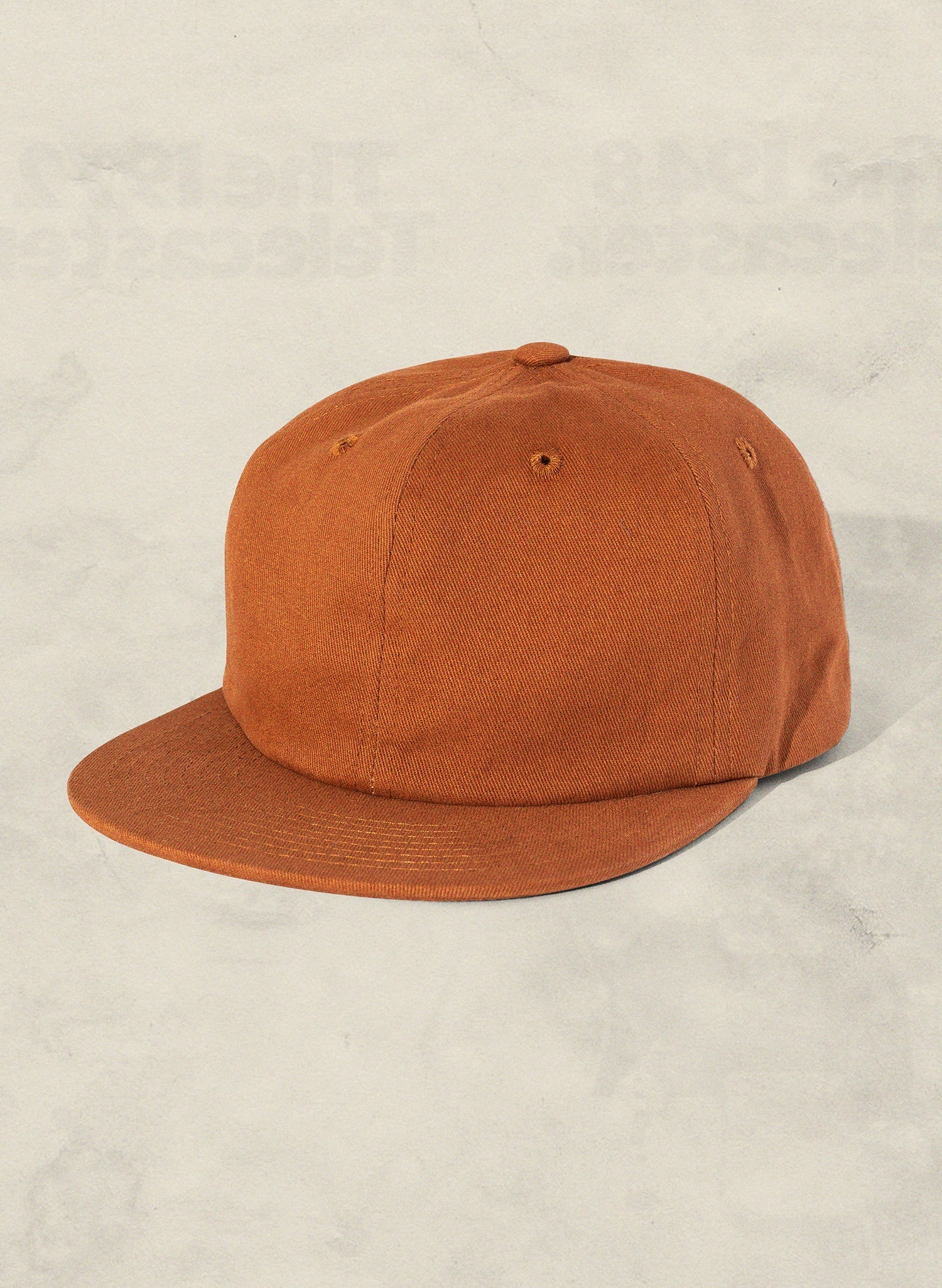 Unstructured Low-Profile Brushed Cotton Twill Adjustable Strapback Hat