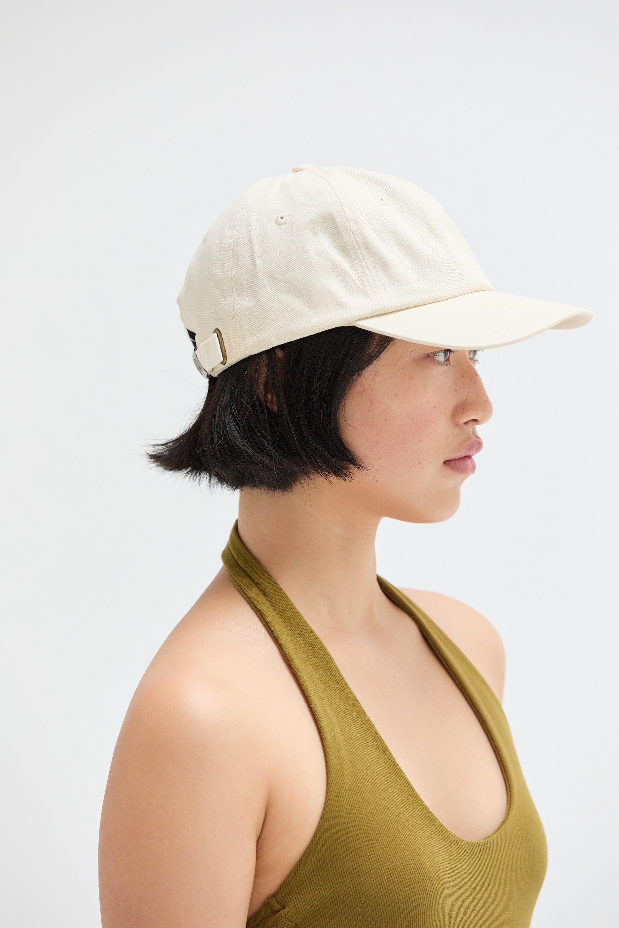 Brushed Cotton Classic Dad Hat with Adjustable Brass Closure