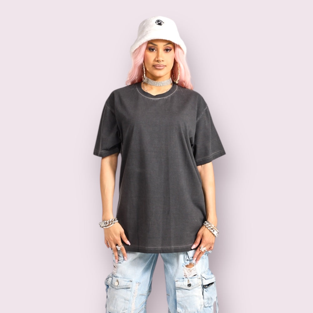 Luxe TS9000TA 100% Combed Cotton Tee with Bio-Polish Finish