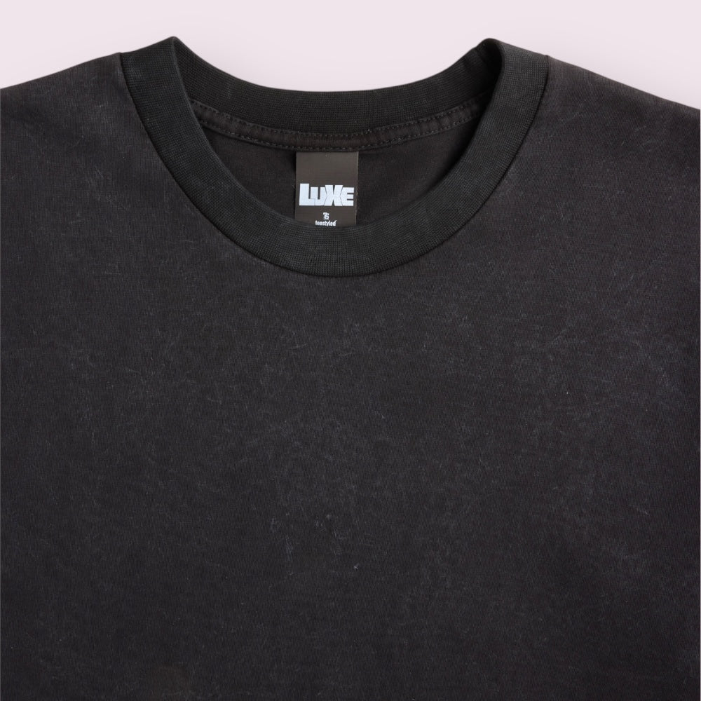 Luxe TS9000TA 100% Combed Cotton Tee with Bio-Polish Finish