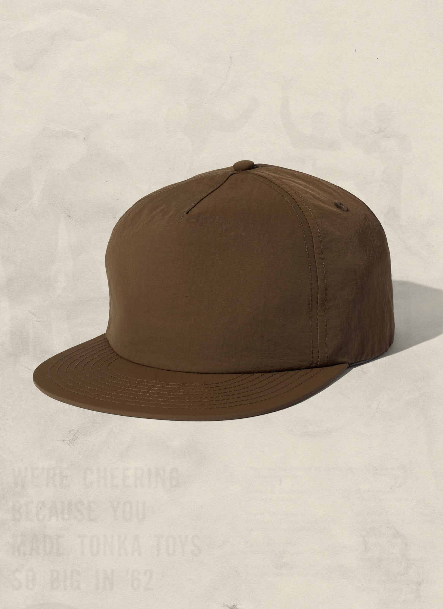 Nylon Field Trip Snapback Hat - Lightweight 5-Panel Adjustable Cap