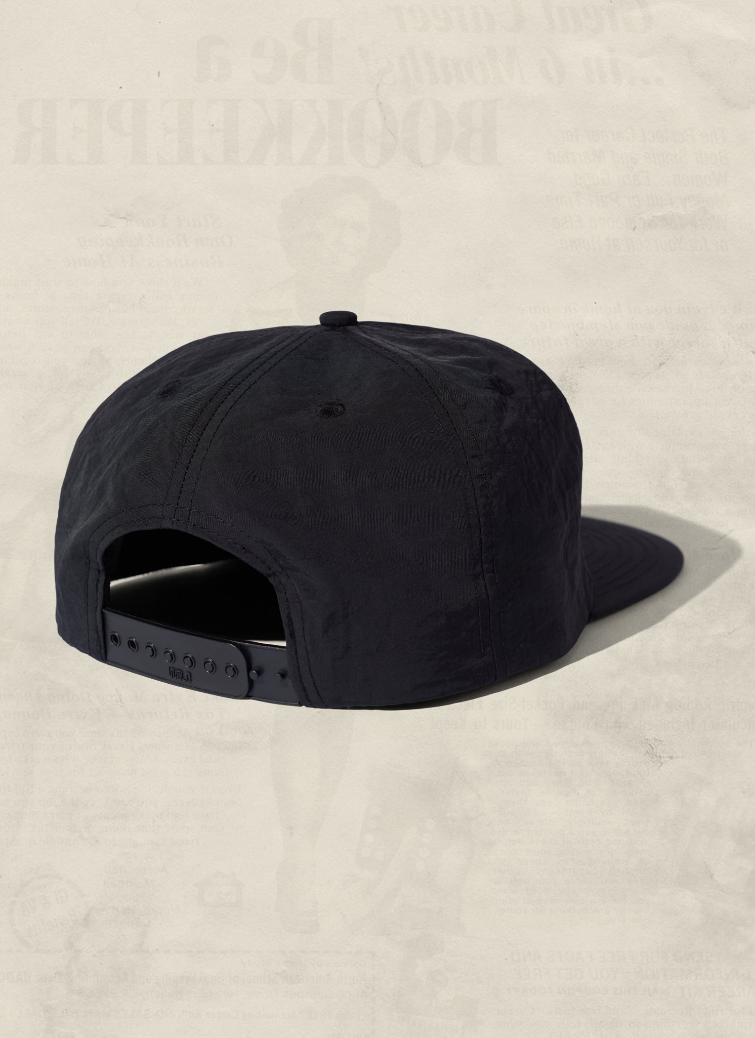 Nylon Field Trip Snapback Hat - Lightweight 5-Panel Adjustable Cap