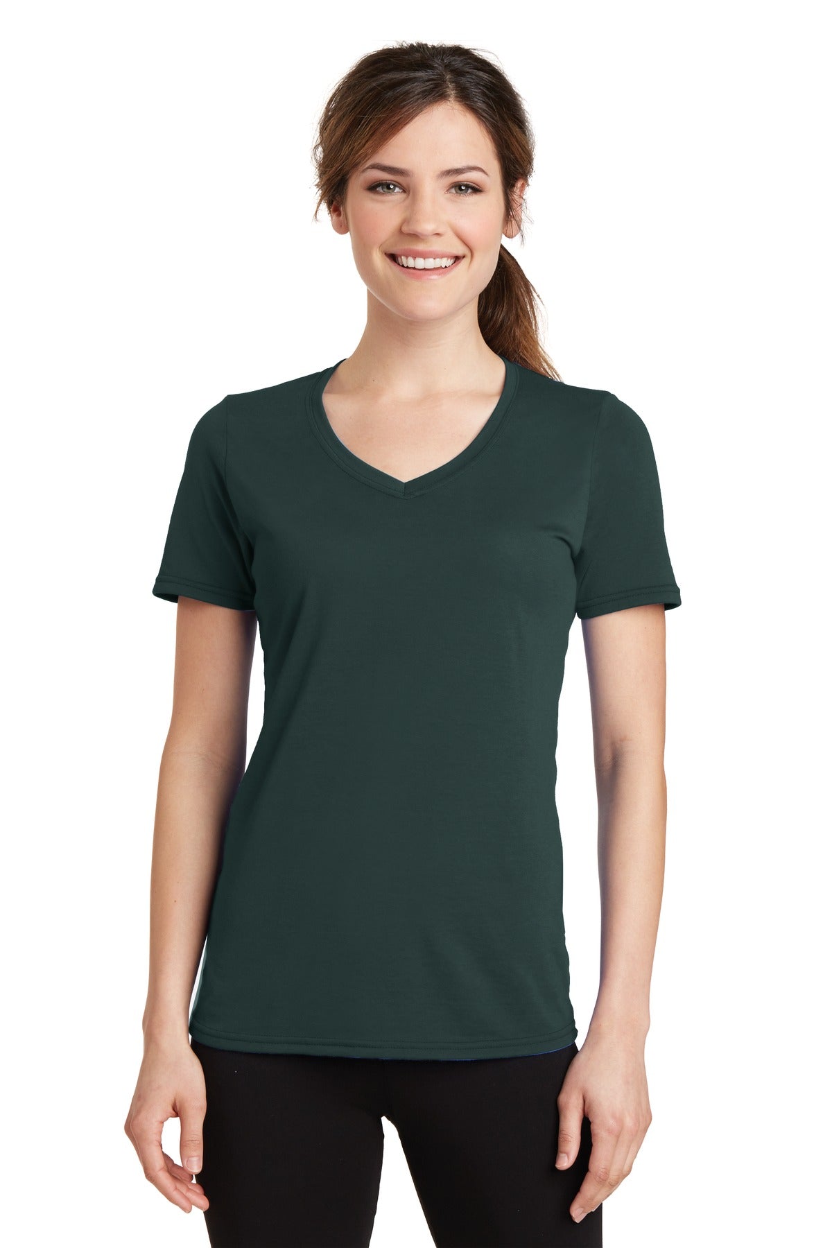 https://images.shirtspace.com/fullsize/ARgZrH3ru7JYSR0KJ%2FrpRw%3D%3D/75181/10168-port-company-lpc381v-ladies-performance-blend-v-neck-tee-front-dark-green.jpg
