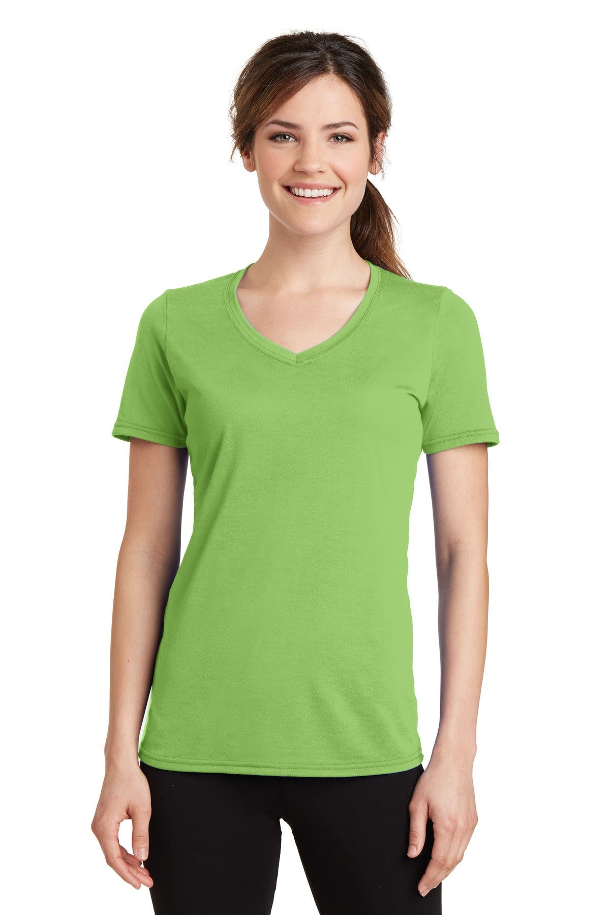 https://images.shirtspace.com/fullsize/Z03lbuMDC3s%2FLNsJzOpeng%3D%3D/75185/10168-port-company-lpc381v-ladies-performance-blend-v-neck-tee-front-lime.jpg