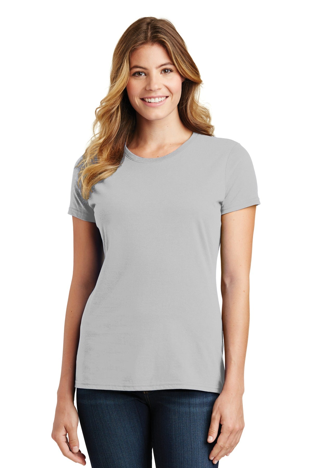 https://images.shirtspace.com/fullsize/dTGJ8Bv2ceiYfMYlBv17yg%3D%3D/75230/10170-port-company-lpc450-ladies-fan-favorite-tee-front-silver.jpg