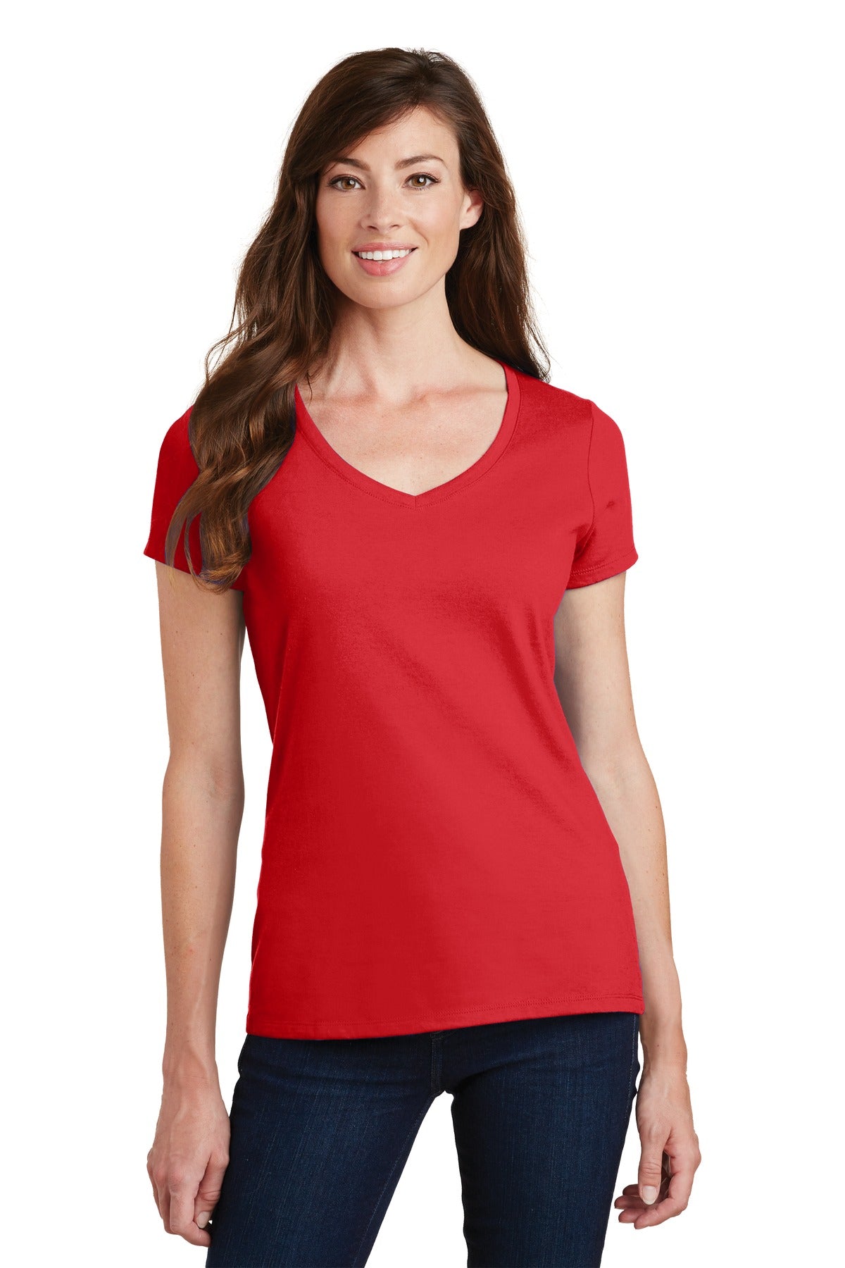 https://images.shirtspace.com/fullsize/RYYVAQyrNUIuCHWTYssRAw%3D%3D/75250/10171-port-company-lpc450v-ladies-fan-favorite-v-neck-tee-front-bright-red.jpg
