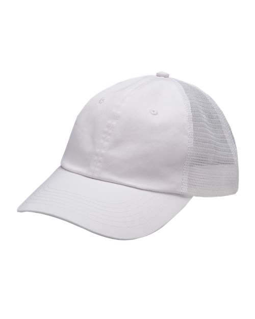 Adams Headwear Vibe Six-Panel Mesh Back Twill Cap