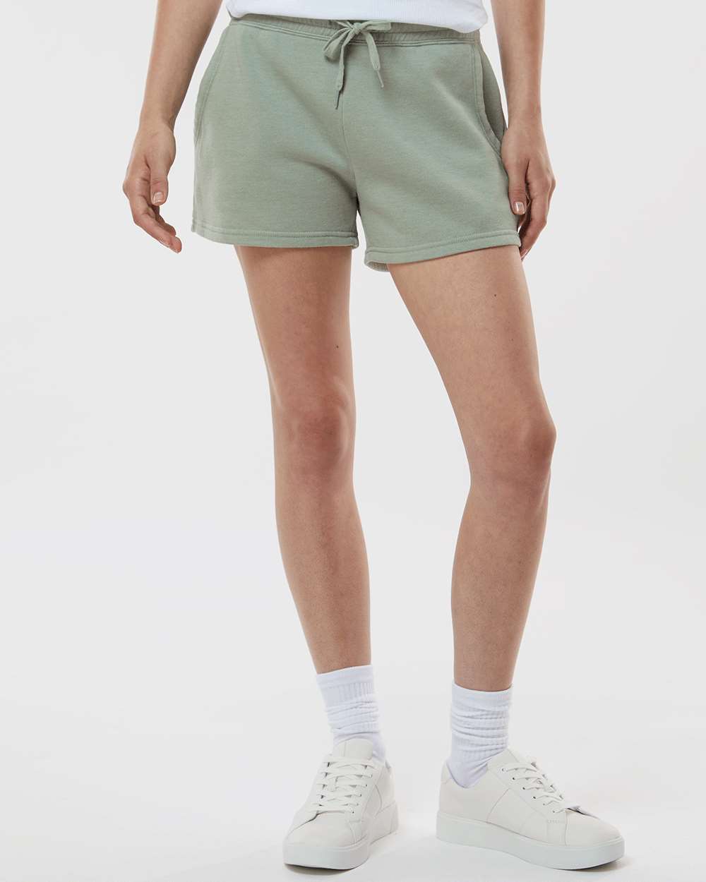 Independent Trading Co. Women's California Wave Wash Fleece Shorts