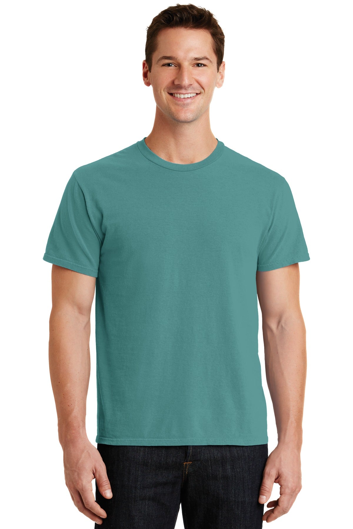 https://images.shirtspace.com/fullsize/RqH8QCHHhabcVwuaMvu9xA%3D%3D/79241/10443-port-company-pc099-beach-wash-garment-dyed-tee-front-peacock.jpg