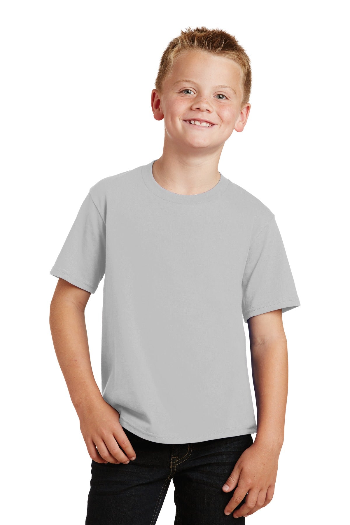 https://images.shirtspace.com/fullsize/ZE3lkb7rckHvo67tlIfv3w%3D%3D/80020/10472-port-company-pc450y-youth-fan-favorite-tee-front-silver.jpg