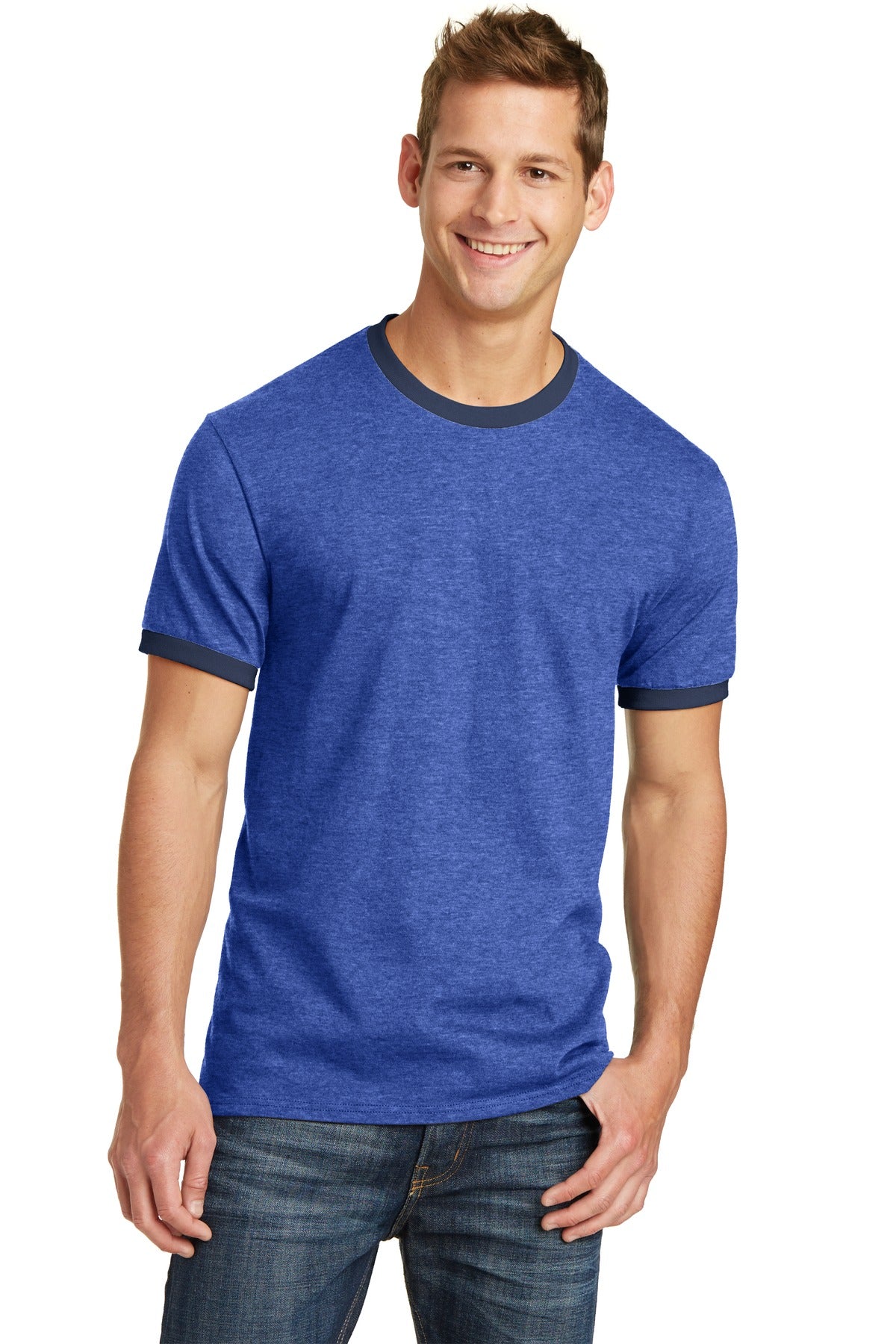 https://images.shirtspace.com/fullsize/Vg38XFCbkwioTzEH3sJ1qg%3D%3D/80291/10481-port-company-pc54r-core-cotton-ringer-tee-front-heather-royal-navy.jpg