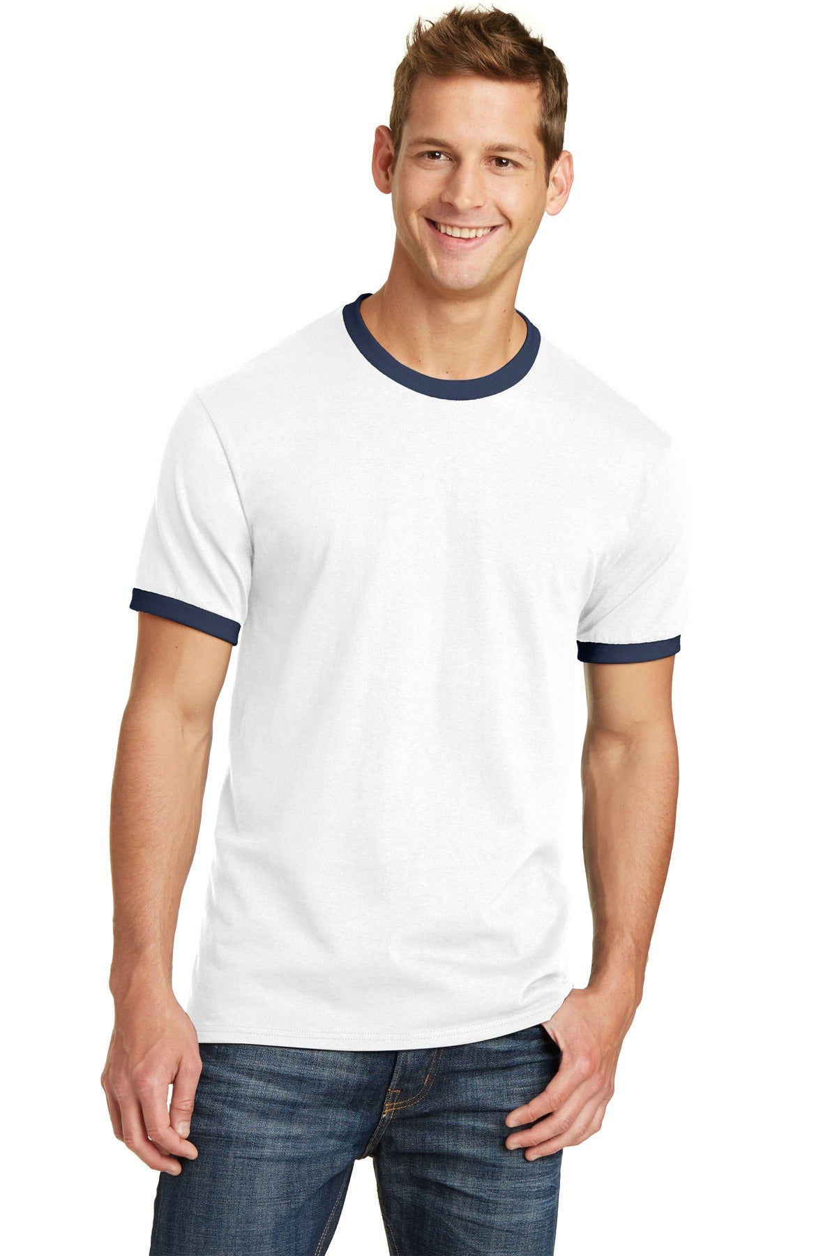https://images.shirtspace.com/fullsize/MxPb69vySfGEXLca88MnoQ%3D%3D/80297/10481-port-company-pc54r-core-cotton-ringer-tee-front-white-navy.jpg