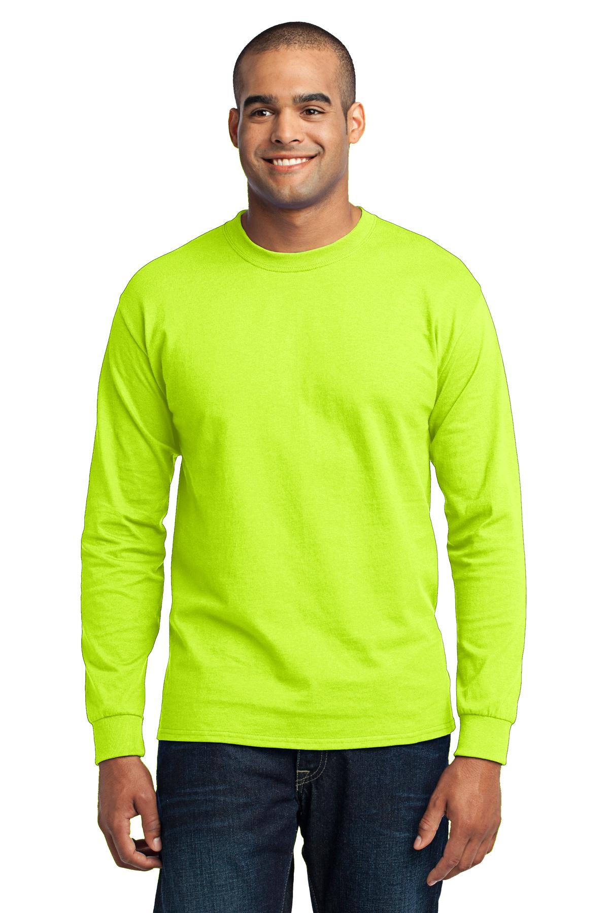 https://images.shirtspace.com/fullsize/82vEN%2B09CbySn2UdMS%2BnIQ%3D%3D/80667/10490-port-company-pc55lst-tall-long-sleeve-core-blend-tee-front-safety-green.jpg