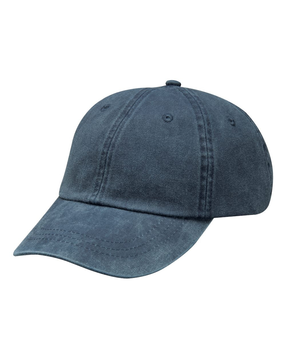 Adams Headwear Optimum Pigment-Dyed Cotton Dad Hat with Leather Strap