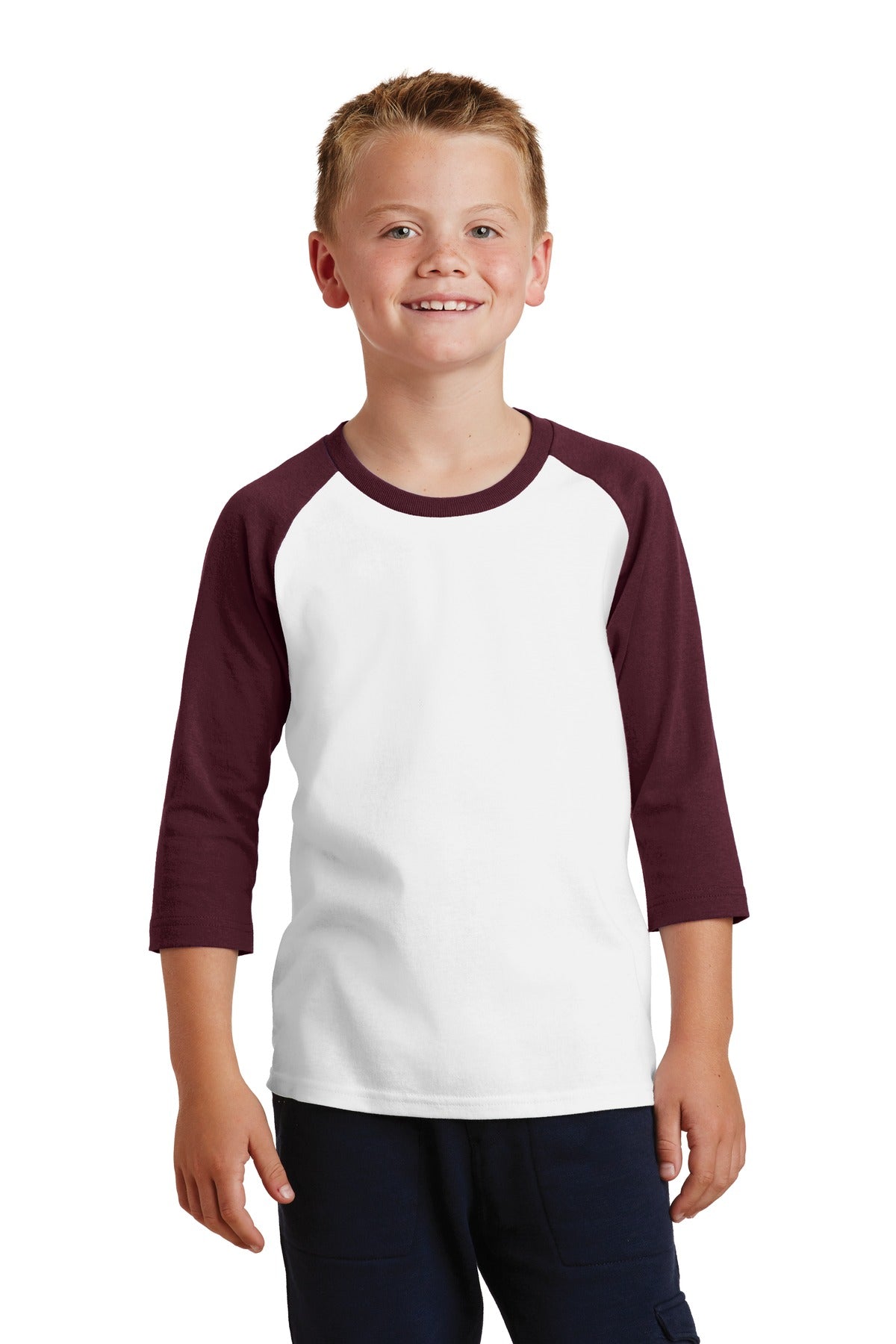 https://images.shirtspace.com/fullsize/KRP7EptSEwJ9wt3MelFtsg%3D%3D/80878/10496-port-company-pc55yrs-youth-core-blend-3-4-sleeve-raglan-tee-front-white-athletic-maroon.jpg
