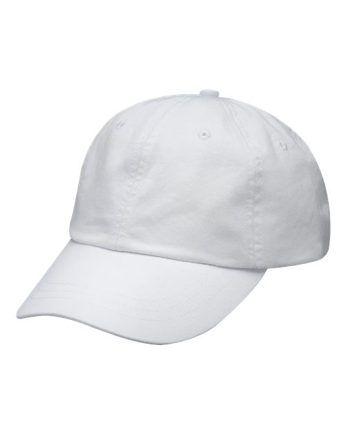 Adams Headwear Optimum Pigment-Dyed Cotton Dad Hat with Leather Strap