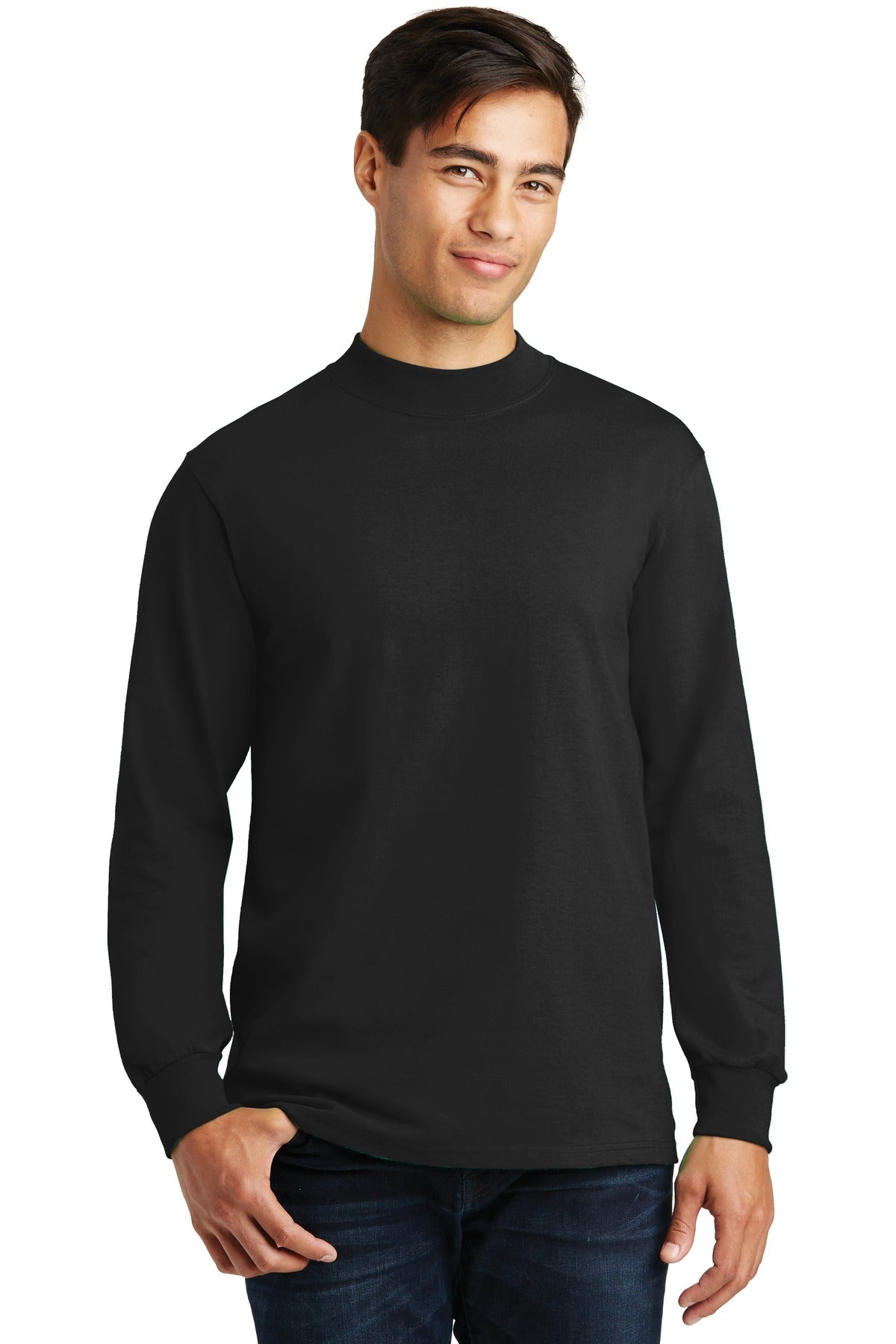 https://images.shirtspace.com/fullsize/a9k%2BG1vRSCUnGE6wRgALcg%3D%3D/81199/10509-port-company-pc61m-essential-mock-turtleneck-front-jet-black.jpg