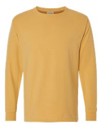 Soft Garment-Dyed Unisex Long Sleeve Tee: Premium Ring-Spun Cotton, Relaxed Fit
