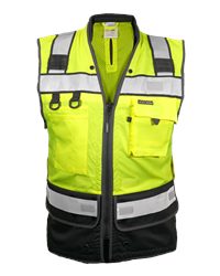 Kishigo Unisex Double-Pocket Zippered Economy Class 2 Vest