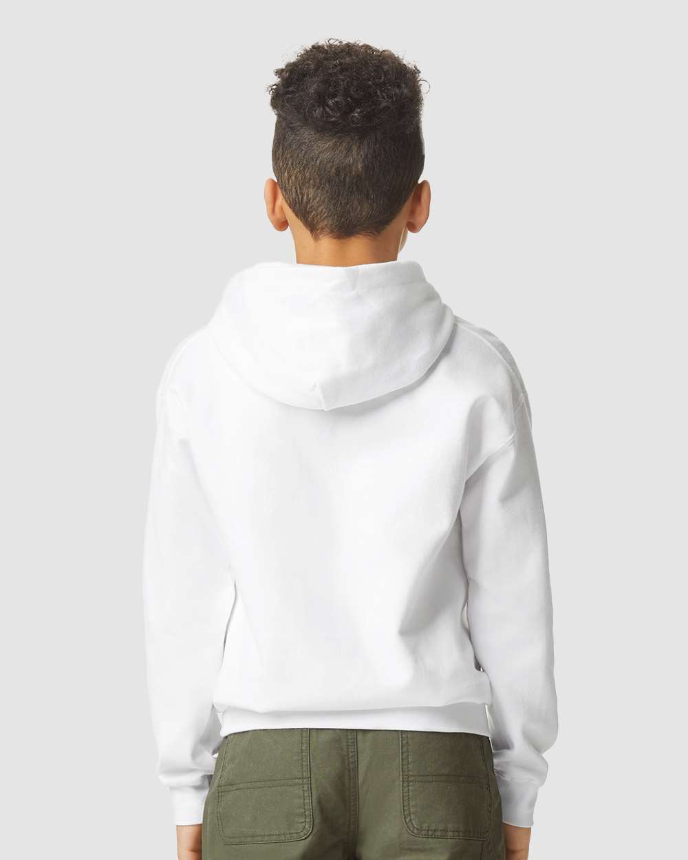 Gildan Youth Softstyle Midweight Hooded Sweatshirt – Durable Cotton‑Poly Blend