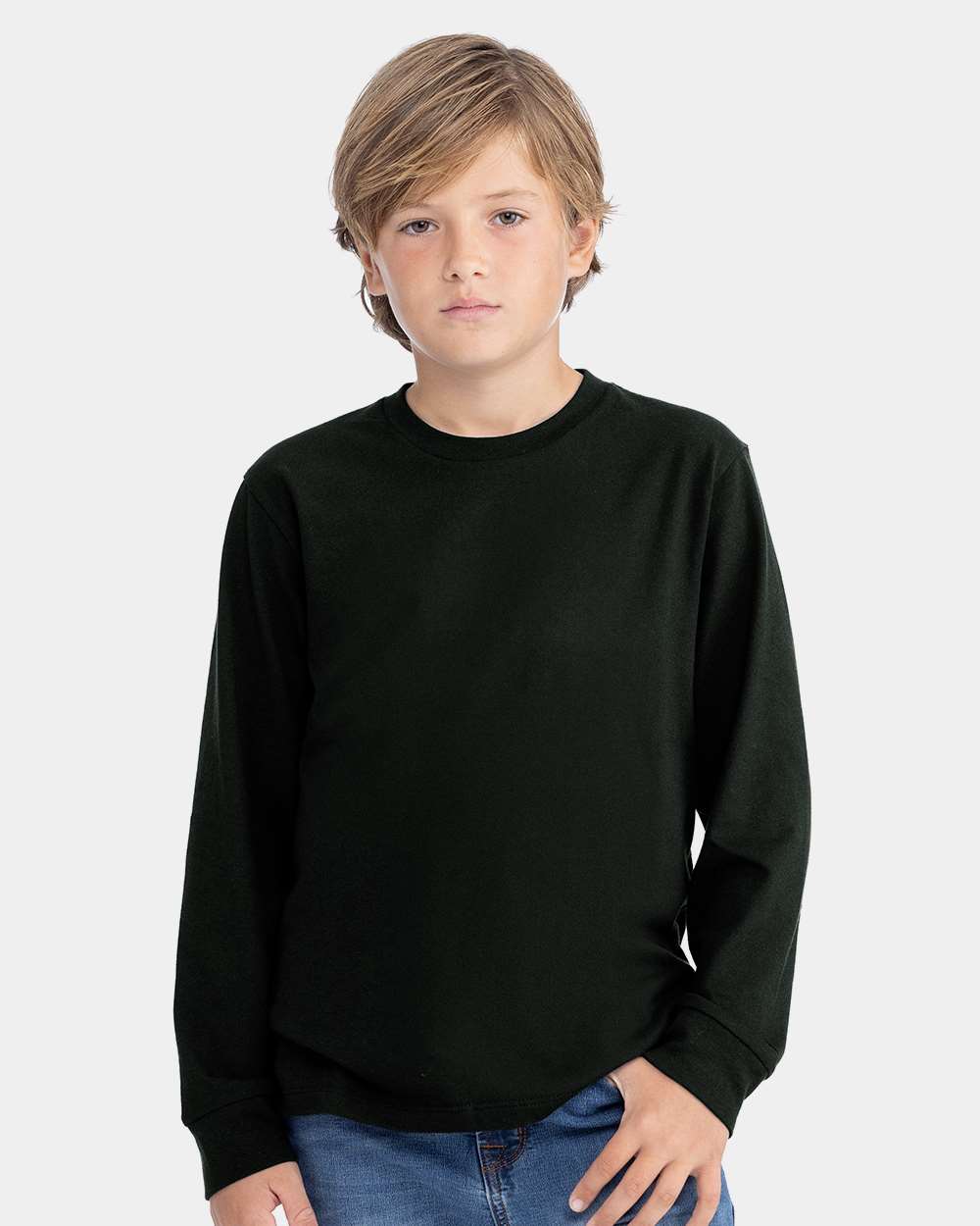 Next Level 3311 Youth Soft Cotton Long Sleeve T-Shirt - Comfortable, Durable