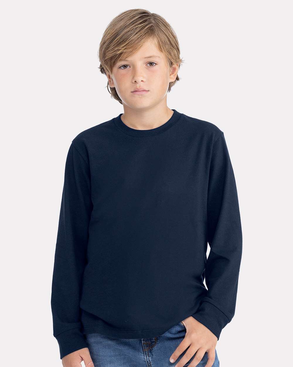 Next Level 3311 Youth Soft Cotton Long Sleeve T-Shirt - Comfortable, Durable