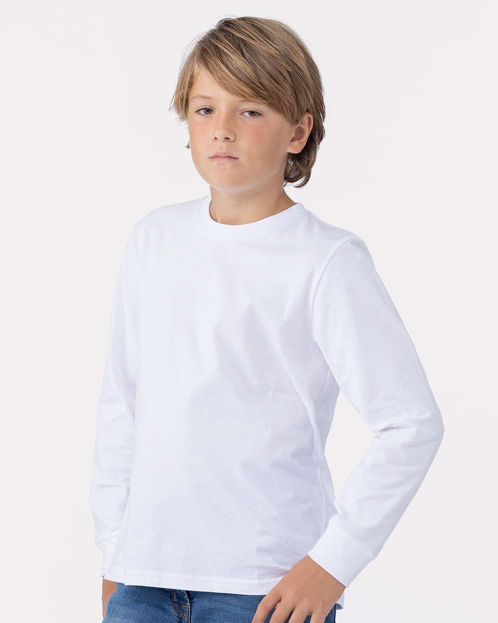 Next Level 3311 Youth Soft Cotton Long Sleeve T-Shirt - Comfortable, Durable
