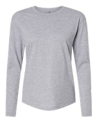 Next Level Women's Cotton Relaxed Long Sleeve T-Shirt – Soft Sustainable Fit