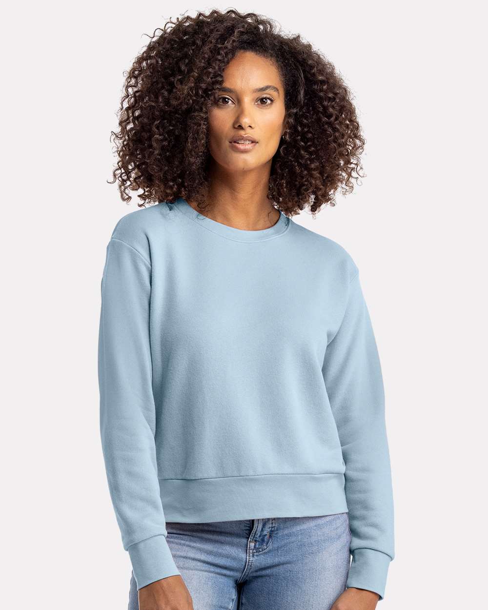 Next Level Women's Laguna Sueded Premium Crewneck Sweatshirt