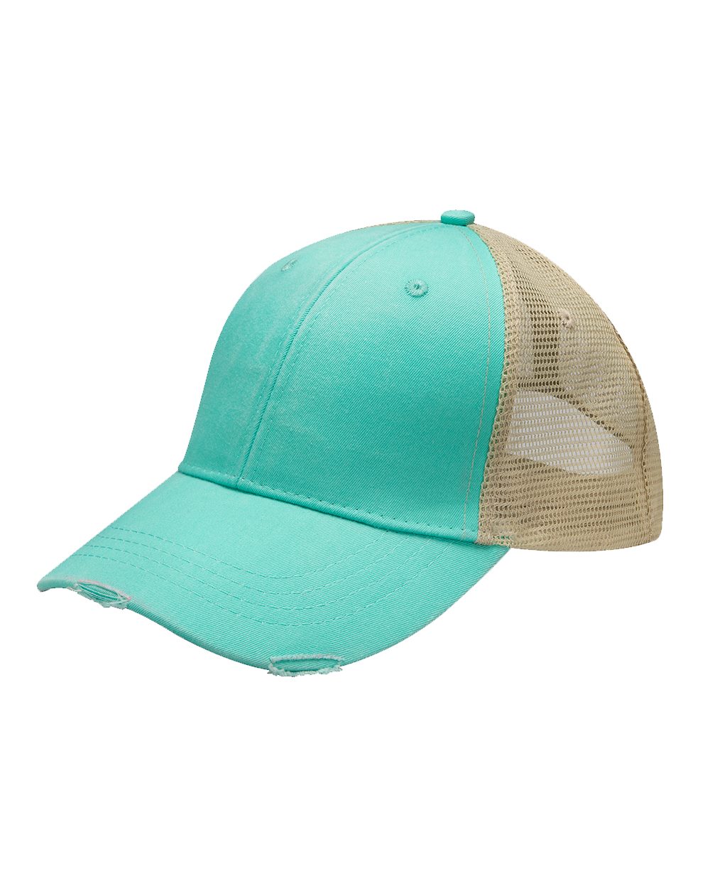 Adams Ollie Distressed Mesh Back Trucker Cap with Cool-Crown Lining