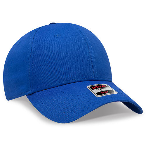OTTO FLEX Fitted 6-Panel Low-Profile Cotton Twill Baseball Cap