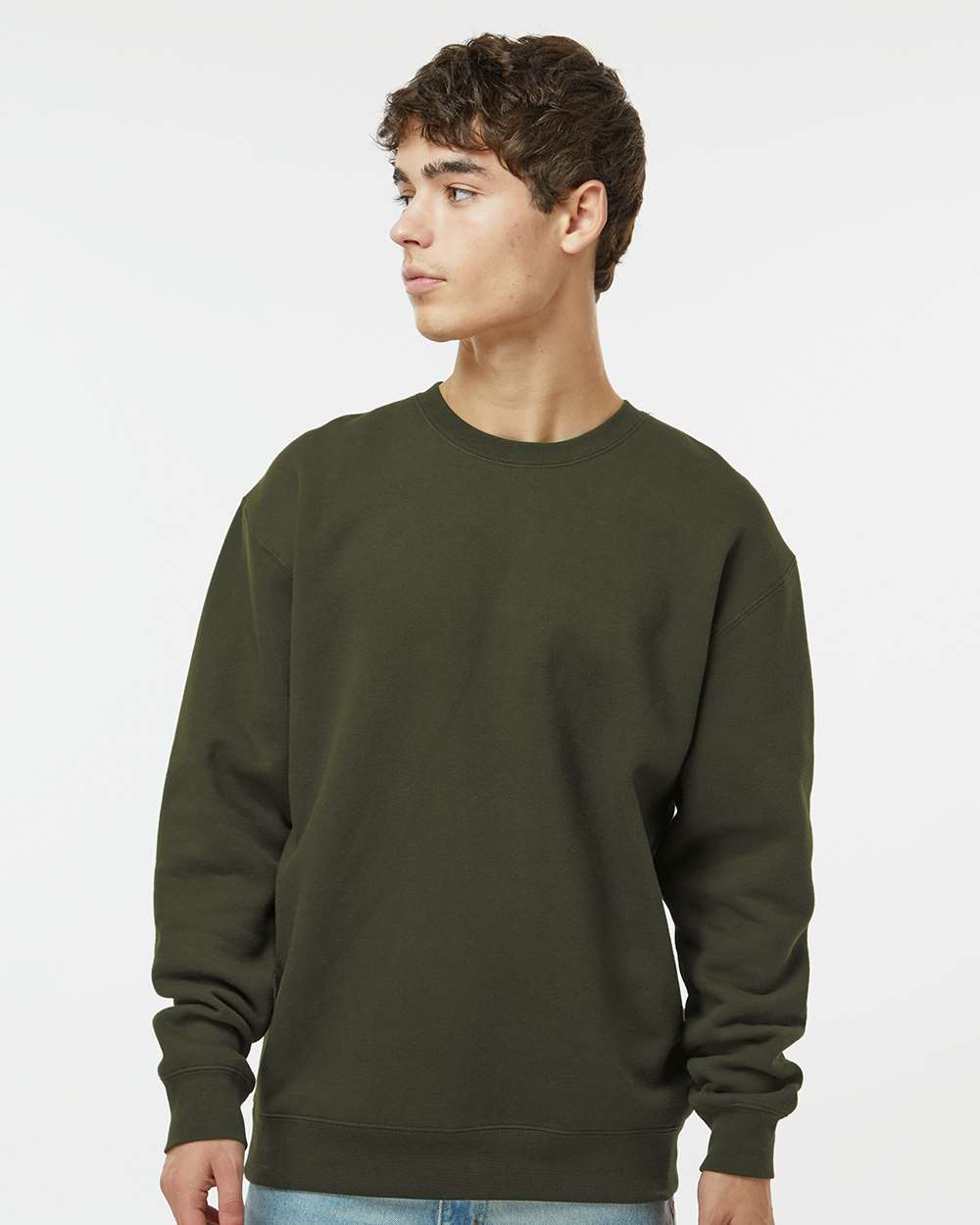 Independent Trading Co. IND3000 Unisex Heavyweight Crewneck Sweatshirt 10oz Fleece
