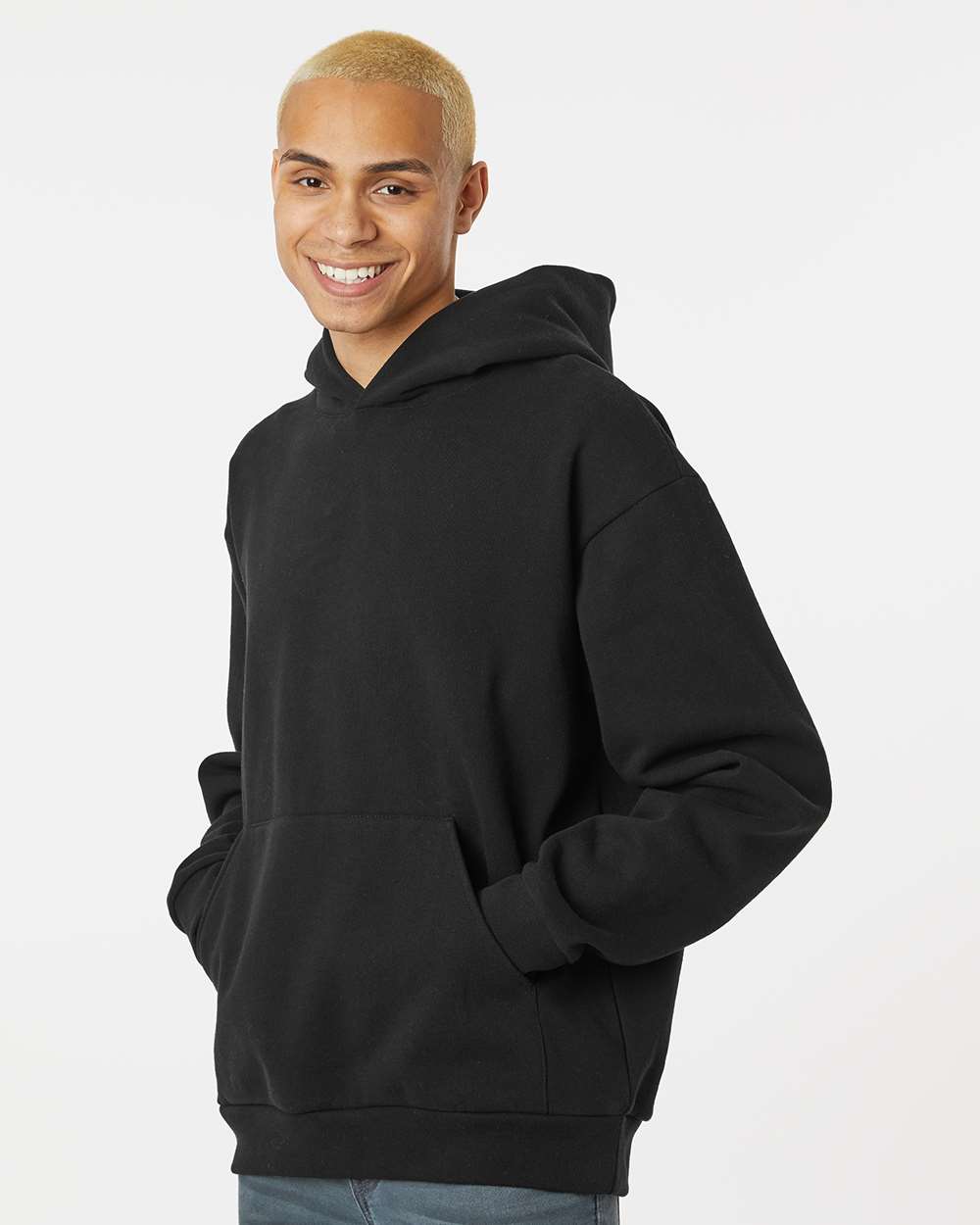 Independent Trading Co Unisex Mainstreet Heavyweight Hooded Sweatshirt Oversized Fit