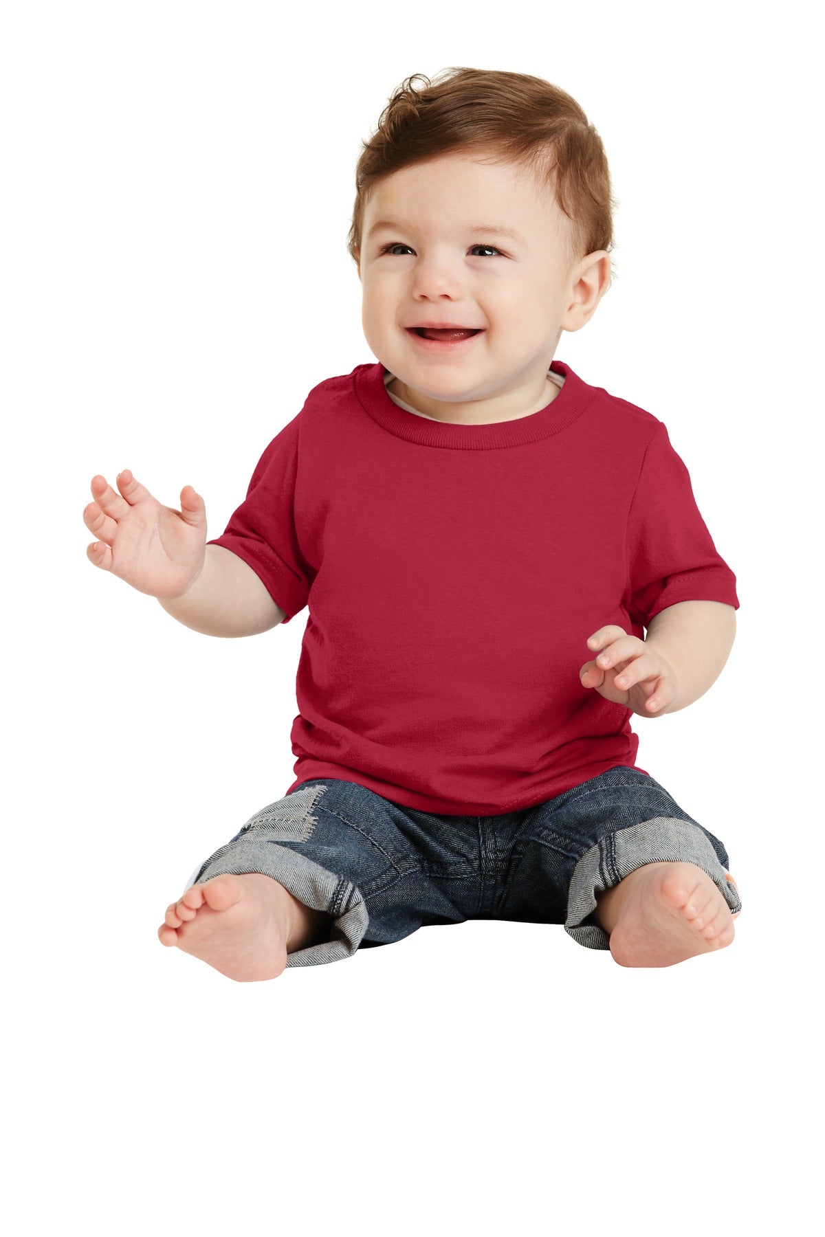 https://images.shirtspace.com/fullsize/uL551PE8BwQcmqVWWkYnOg%3D%3D/66496/11109-port-company-car54i-infant-core-cotton-tee-front-red.jpg
