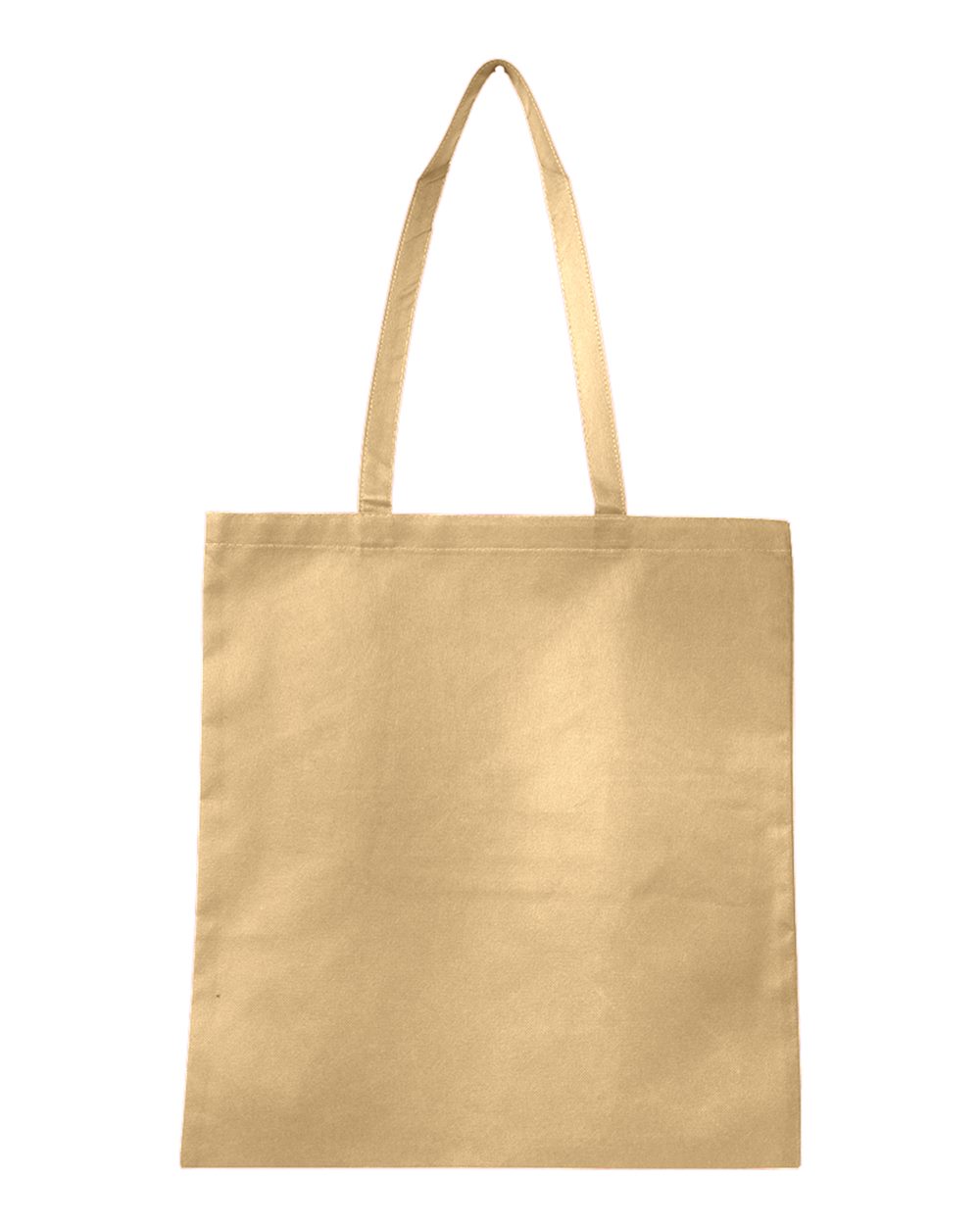 Q-Tees 80 GSM Non-Woven Reusable Tote Bag with 25" Handles