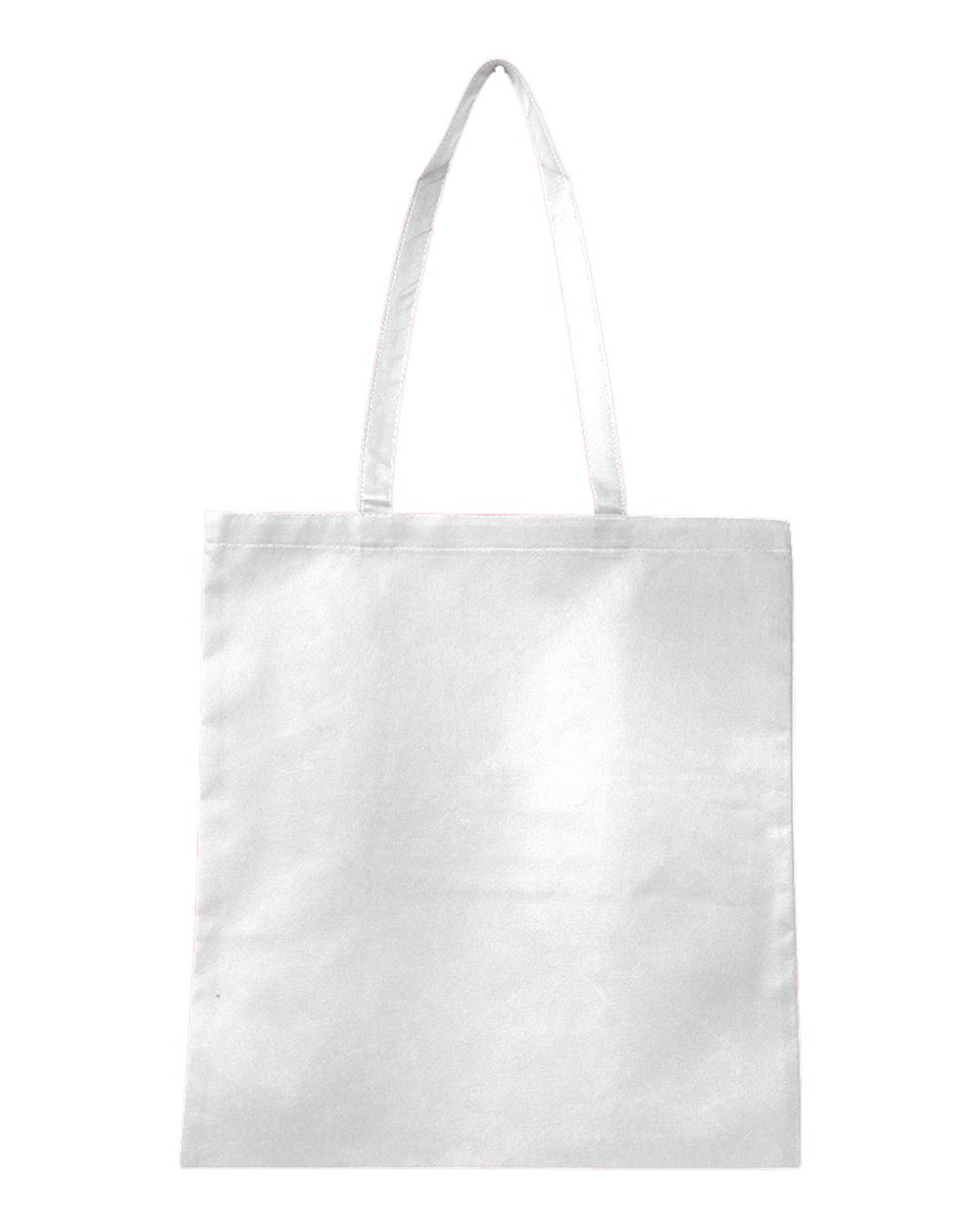 Q-Tees 80 GSM Non-Woven Reusable Tote Bag with 25" Handles
