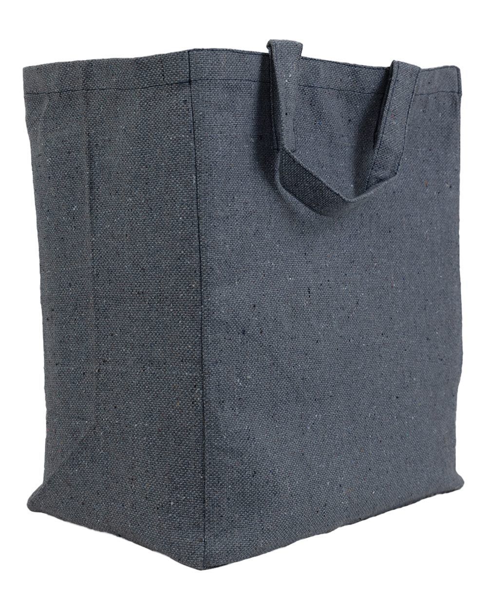Q-Tees S900 Recycled Cotton-Poly Gusseted Shopping Tote Bag