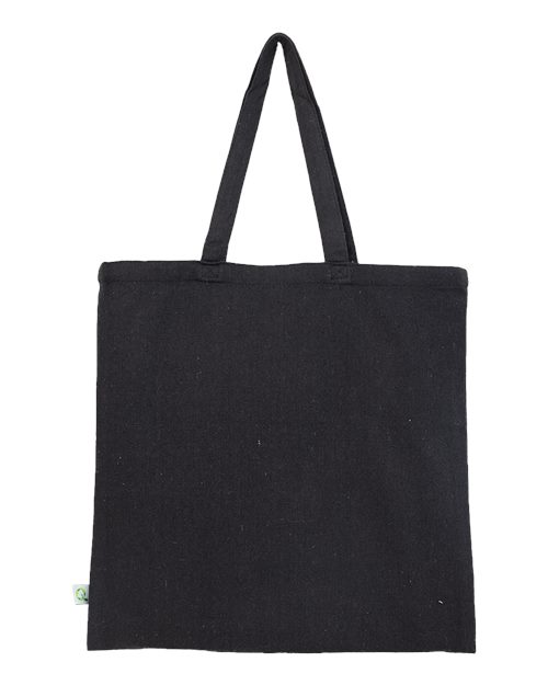 Q-Tees S800 Sustainable Recycled Canvas Tote Bag with Handles