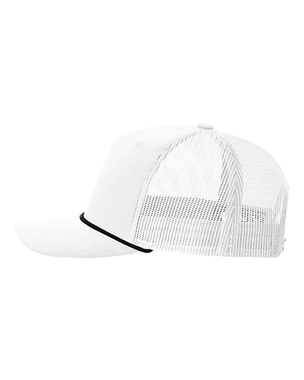 Richardson Five-Panel Trucker Cap with Rope Braid Snapback
