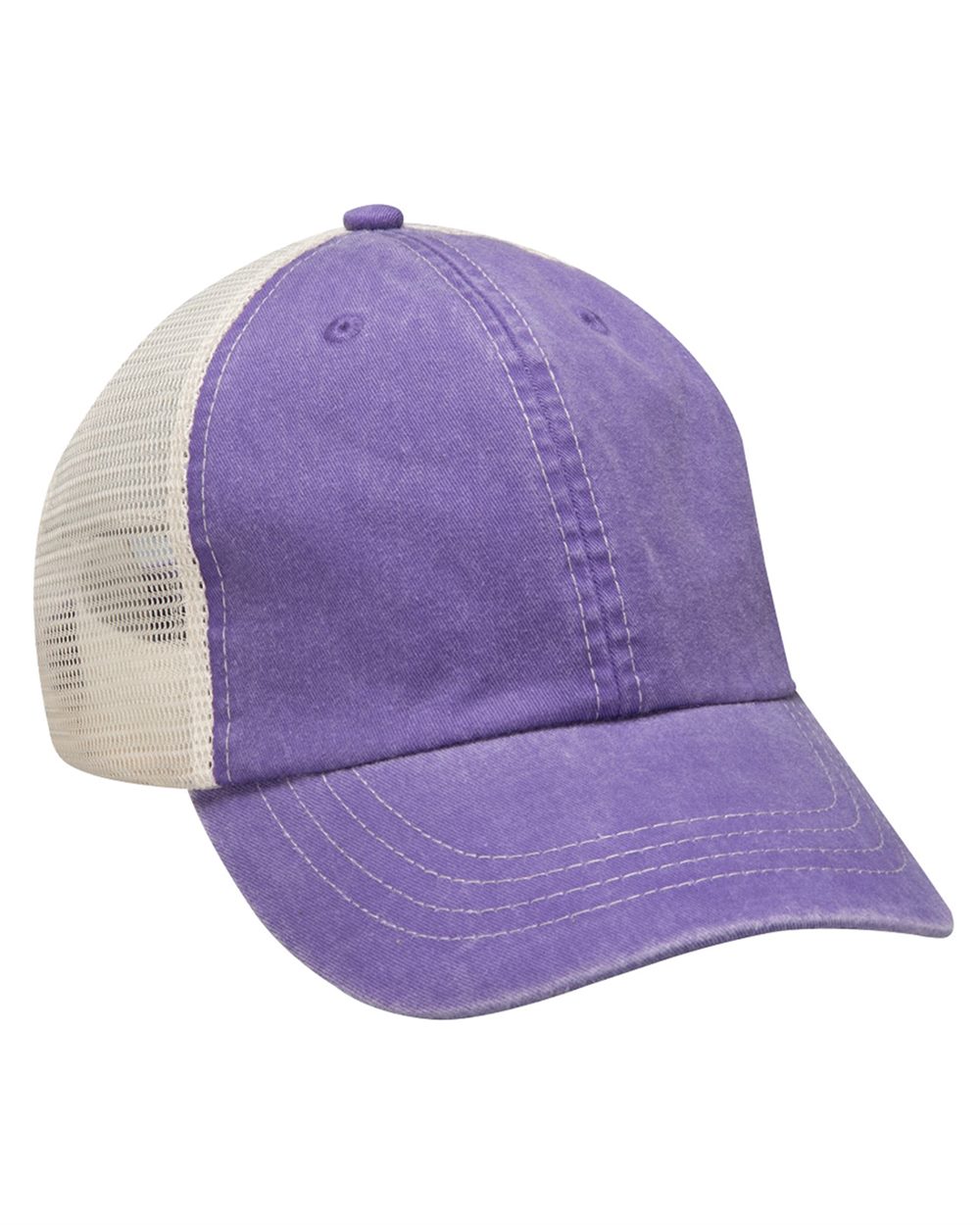 Adams Headwear Game Changer Cotton Front Mesh Back Trucker Cap