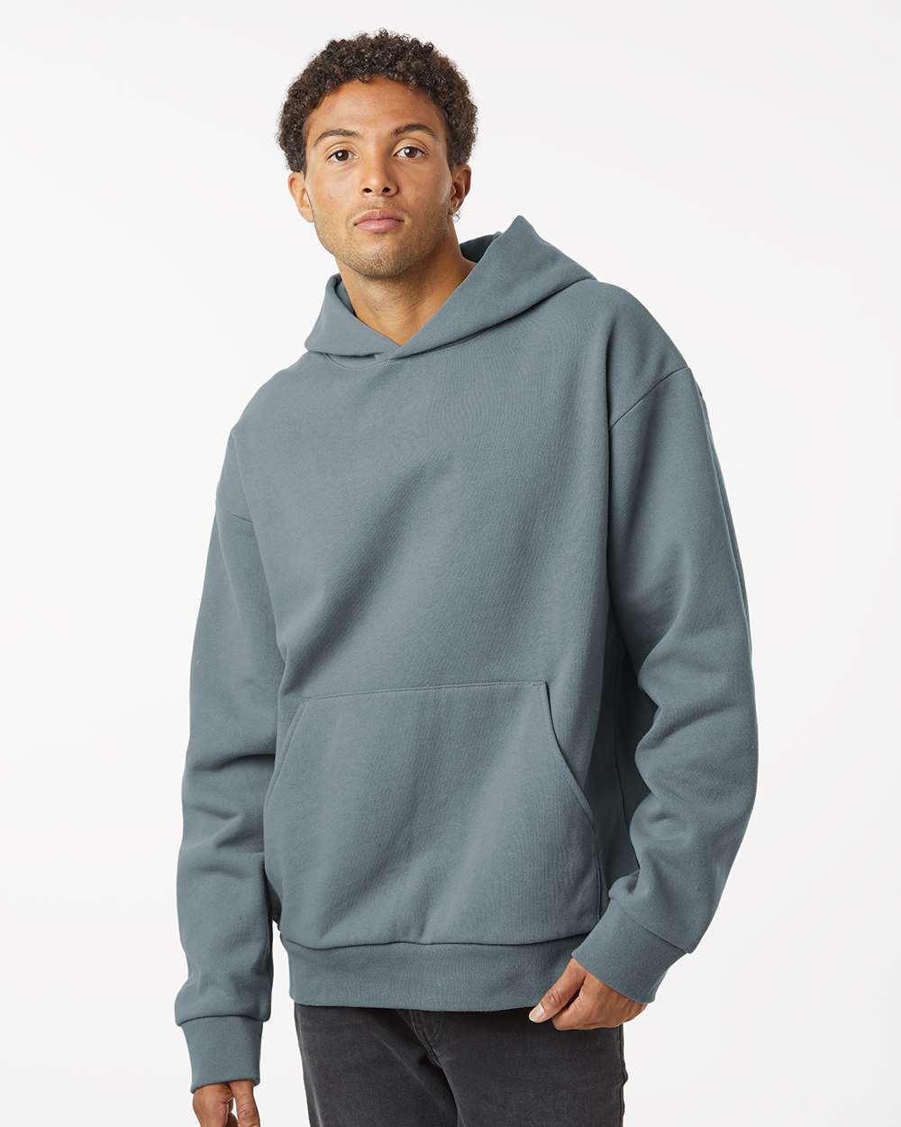 Independent Trading Co Unisex Mainstreet Heavyweight Hooded Sweatshirt Oversized Fit