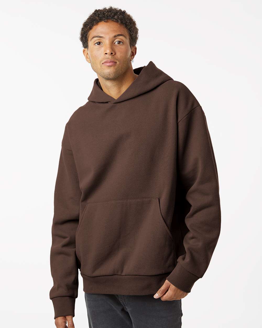 Independent Trading Co Unisex Mainstreet Heavyweight Hooded Sweatshirt Oversized Fit