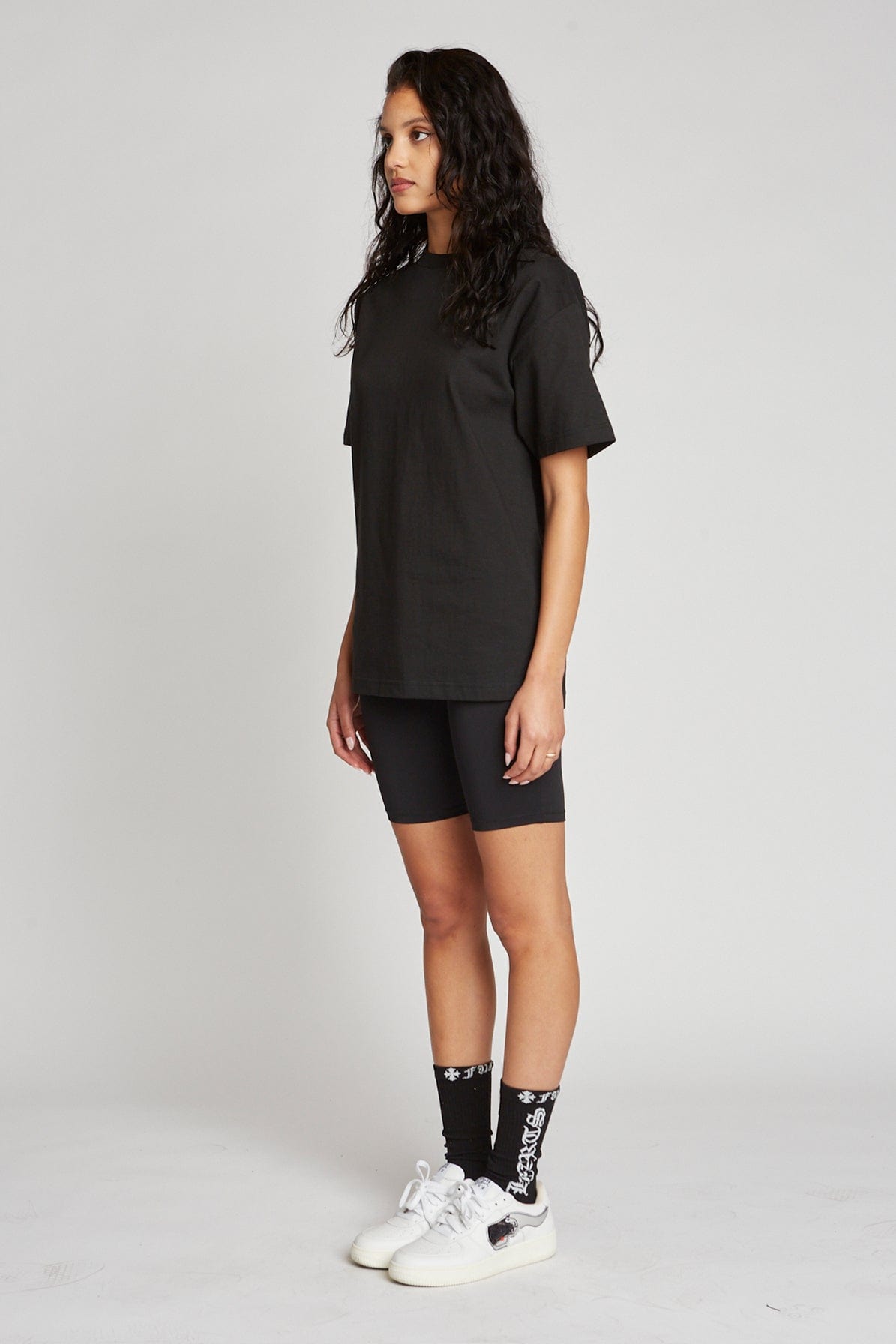 Homeroom 100% Cotton Tubular T-Shirt Heavyweight Thick Collar Slightly Oversized