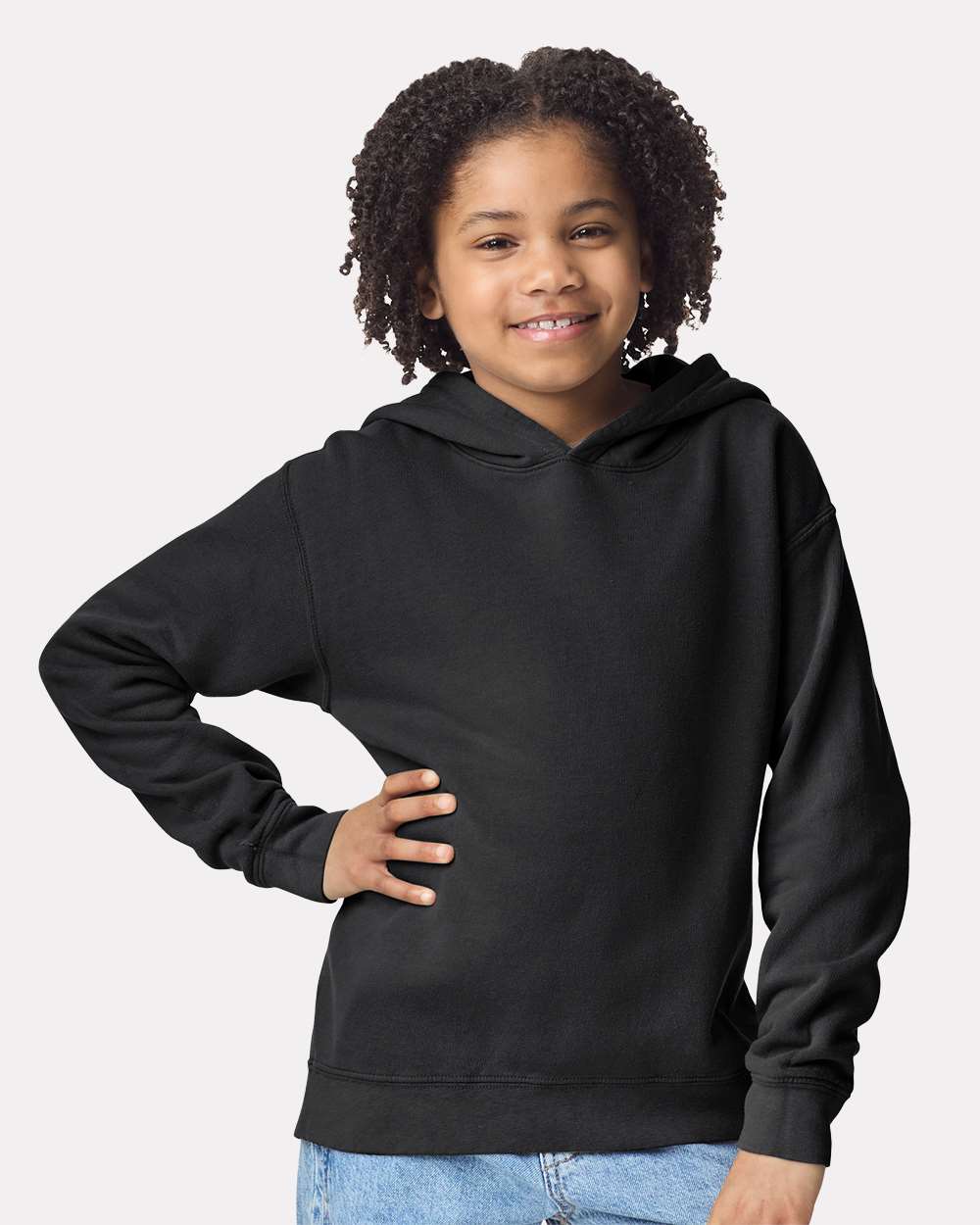 Comfort Colors Youth Garment-Dyed Lightweight Fleece Hoodie Sweatshirt 1467Y