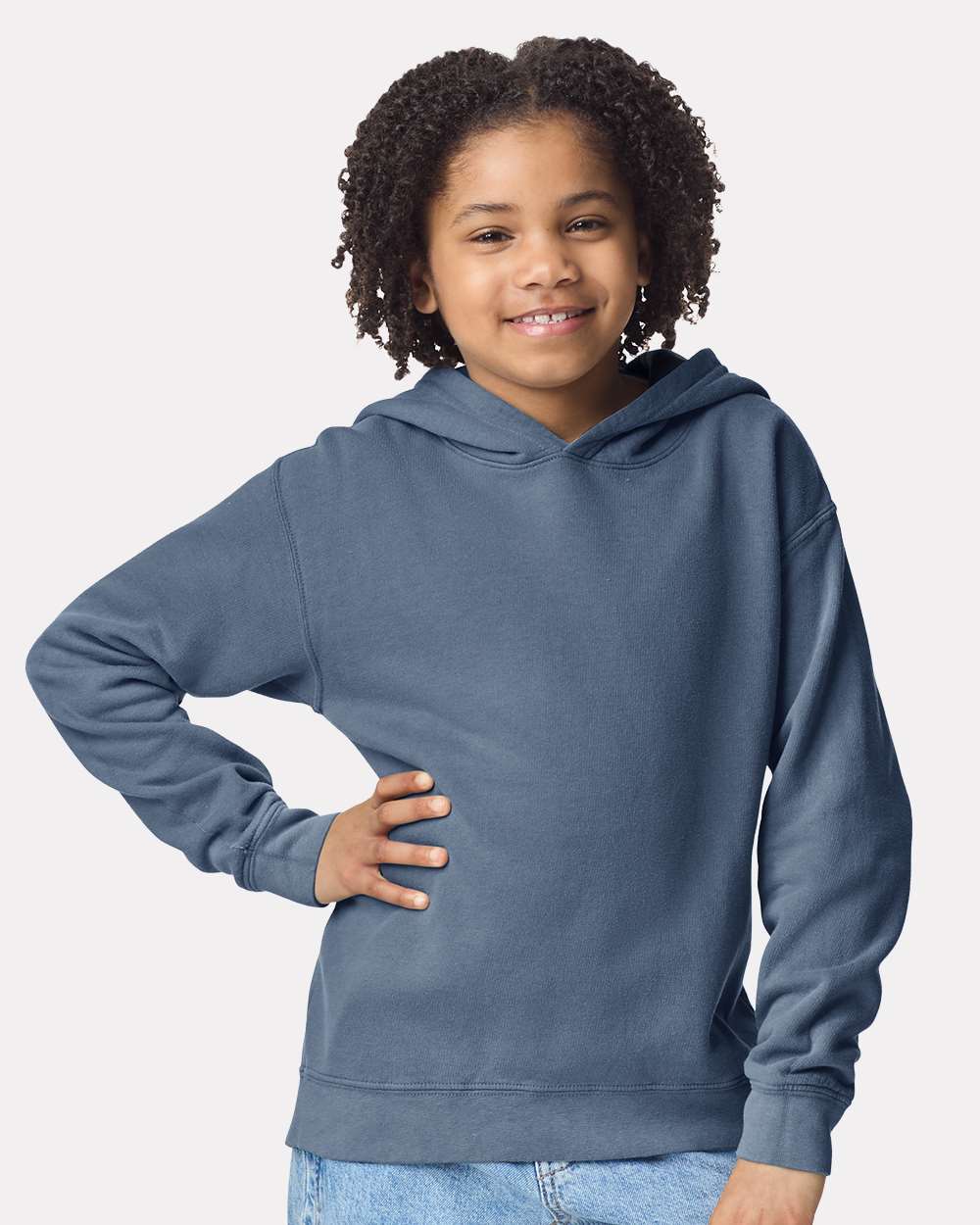 Comfort Colors Youth Garment-Dyed Lightweight Fleece Hoodie Sweatshirt 1467Y