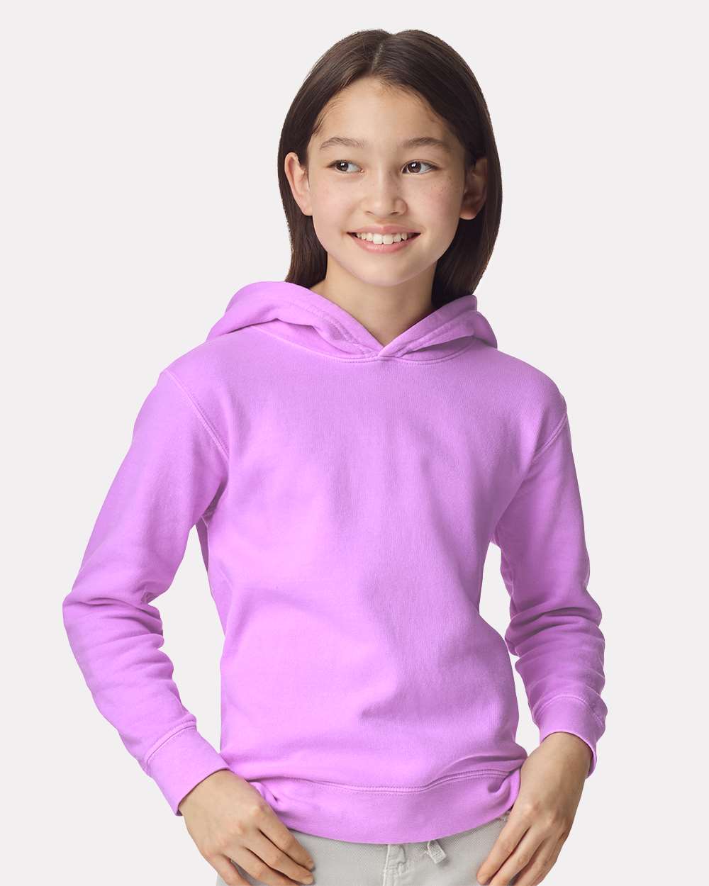 Comfort Colors Youth Garment-Dyed Lightweight Fleece Hoodie Sweatshirt 1467Y