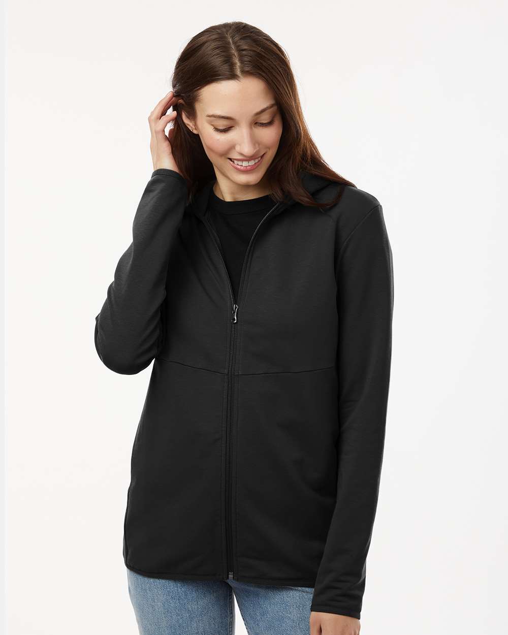 Independent Trading Co. Unisex Perform Full-Zip Hooded Sweatshirt Stretch