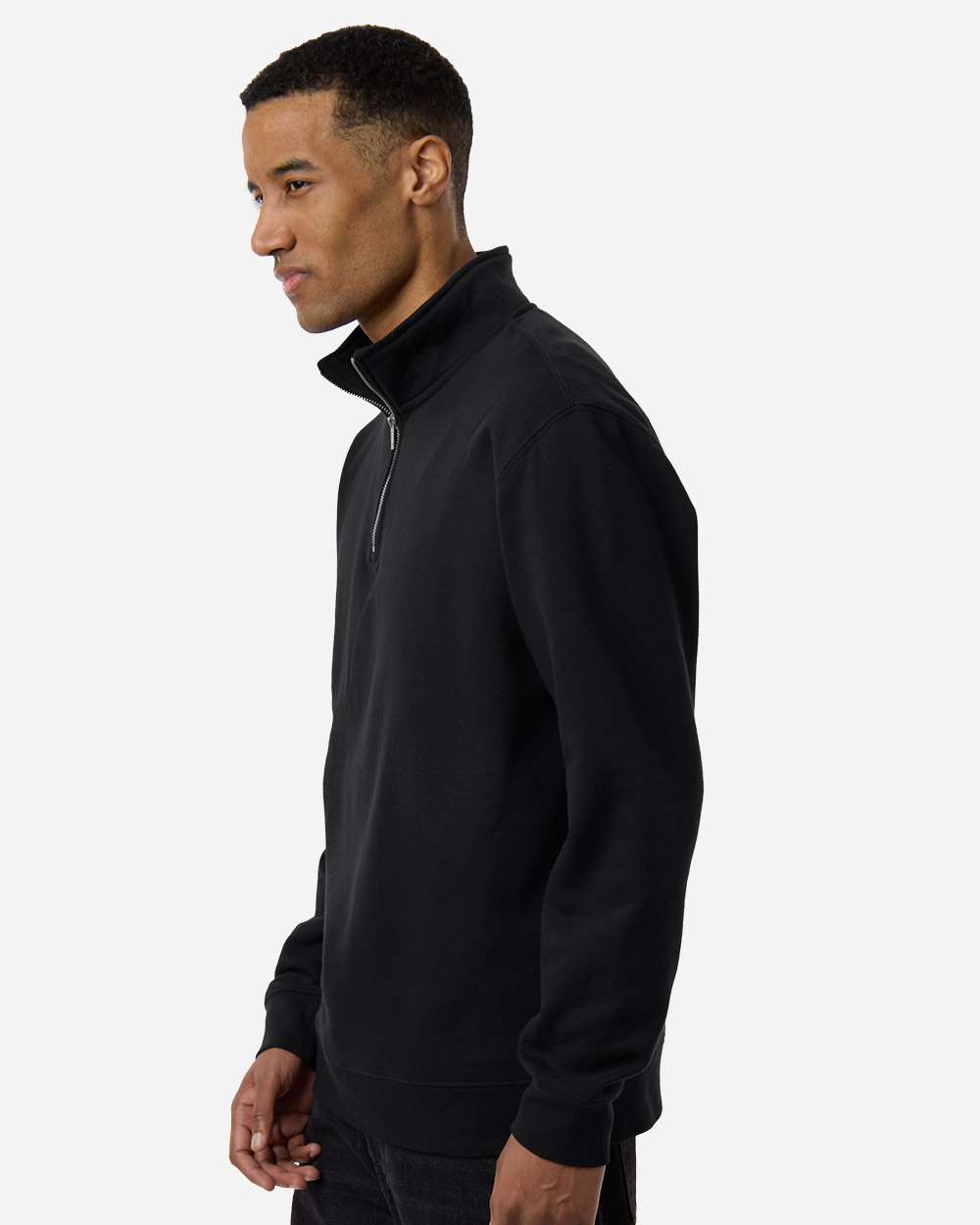 Independent Trading Co. Midweight Quarter-Zip Pullover 80/20 Cotton Blend