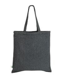 Q-Tees S900 Recycled Cotton-Poly Gusseted Shopping Tote Bag