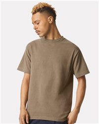 M&O Unisex Vintage Garment-Dyed T-Shirt Soft Ring-Spun Cotton Tear-Away